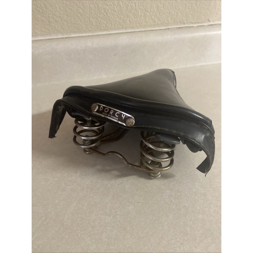 vintage Dorcy bicycle saddle